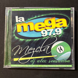 CD DJ Alex Sensation 'La Mega 97.9 Mazcla 14' (2009) reggae reggaeton mix
