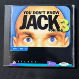 CD-ROM You Don't Know Jack 3 (1997) trivia game for Windows/Mac