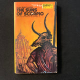 BOOK Alan Burt Akers 'The Suns of Scorpio' (1973) paperback science fiction paperback