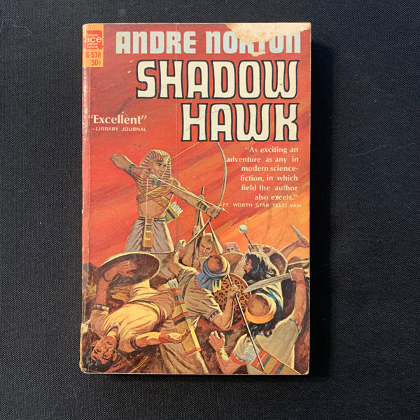 BOOK Andre Norton 'Shadow Hawk' (1960) paperback historical adventure fiction