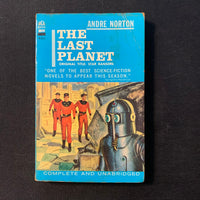 BOOK Andre Norton 'The Last Planet' (1953) paperback science fiction Ace