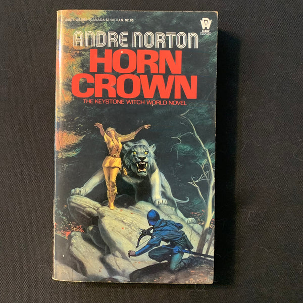 BOOK Andre Norton 'Horn Crown' (1981) DAW science fiction paperback fantasy Witch World