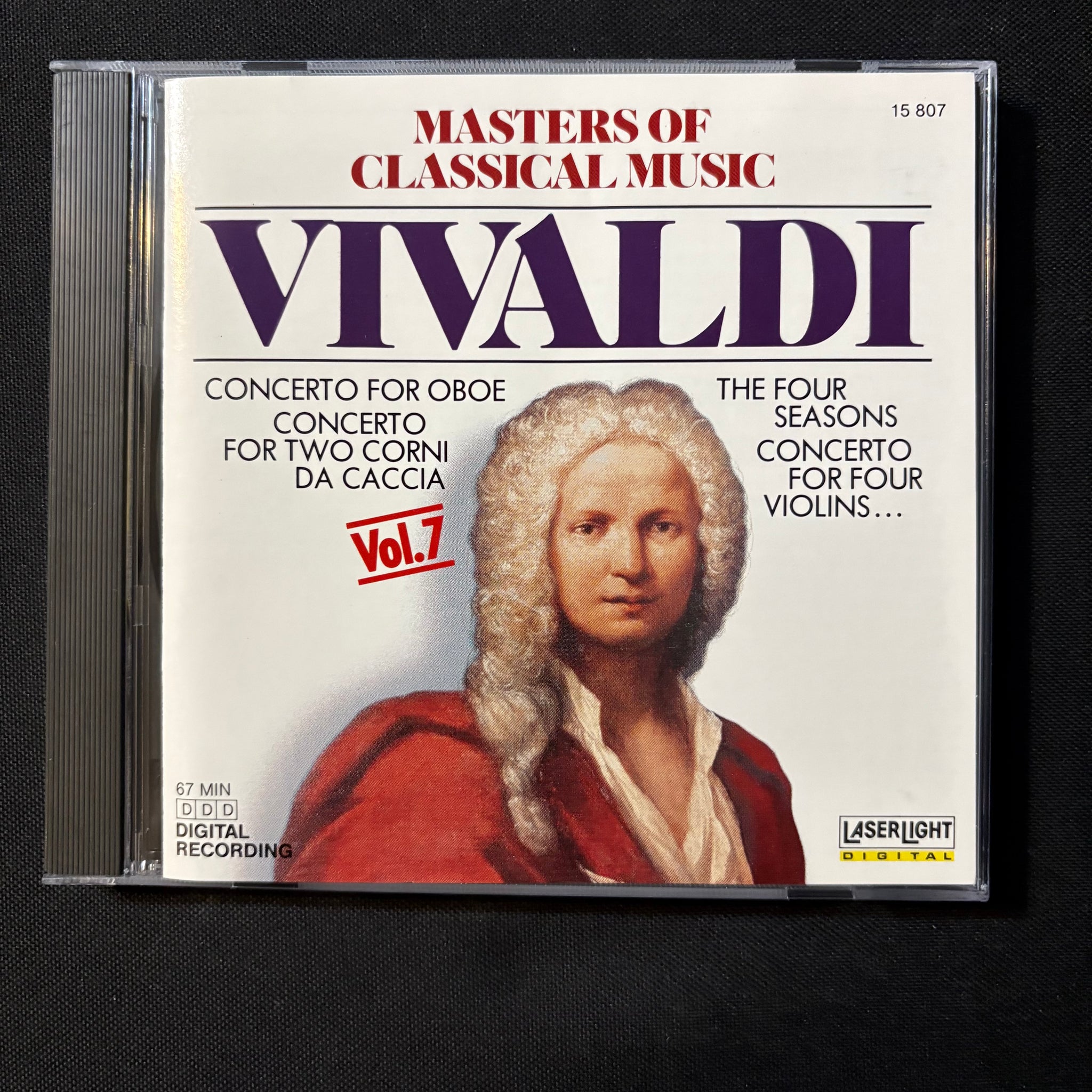 CD Masters of Classical Music Vol. 7: Vivaldi (1988) Four Seasons