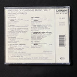 CD Masters of Classical Music Vol. 7: Vivaldi (1988) Four Seasons