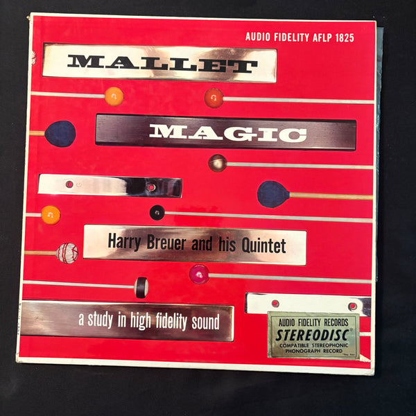 LP Harry Breuer and His Quintet 'Mallet Magic' (1957) VG+/VG+ jazz vinyl record