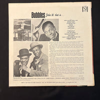 LP John W. Bubbles 'Bubbles... John W. That Is'  (1964) VG+/VG+ ragtime jazz vinyl record