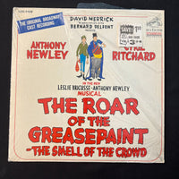 LP Roar of the Greasepaint, The Smell of the Crowd Original Broadway Cast Recording (1965) VG+/VG+ vinyl record