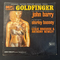 LP Goldfinger soundtrack (1964) John Barry, Shirley Bassey VG/VG vinyl record 007