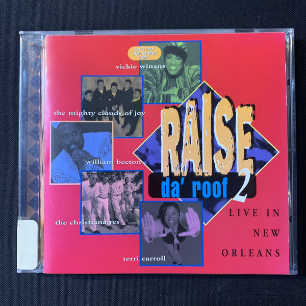 CD Raise da Roof 2: Live In New Orleans (2000) Mighty Clouds of Joy, Christianaires, Vickie Winans