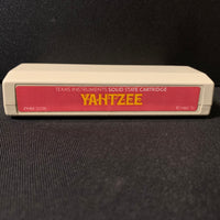 TEXAS INSTRUMENTS TI 99/4A Yahtzee (1982) tested red label game cartridge