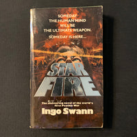 BOOK Ingo Swann 'Star Fire' (1978) paperback science fiction