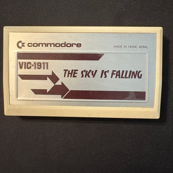 VIC 20 The Sky Is Falling VIC-1911 paddle controller video game cartridge tested