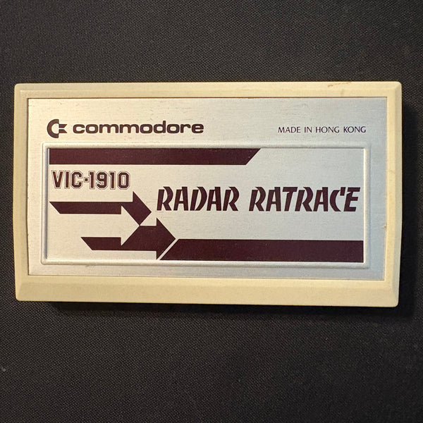 COMMODORE VIC 20 Radar Ratrace VIC-1910 tested video came cartridge