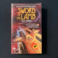 BOOK M.K. Wren 'Sword of the Lamb' (1985) paperback science fiction