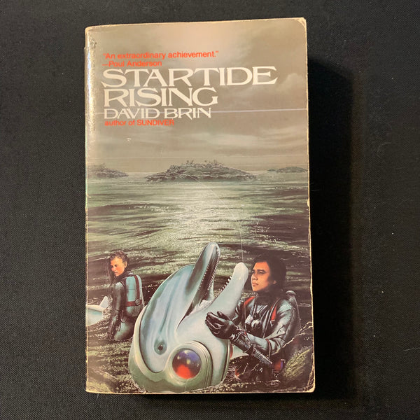 BOOK David Brin 'Startide Rising' (1983) paperback science fiction