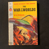 BOOK H.G. Wells 'War of the Worlds' (1953) Pocket Books pulp science fiction