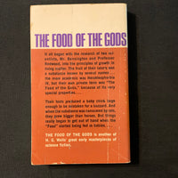 BOOK H.G. Wells 'Food of the Gods' (1967) paperback classic science fiction