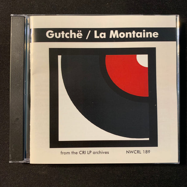 CD Gene Gutche / John La Montaine (2010) New World CRI modern classical CD-R reissue