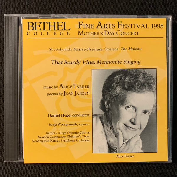 CD Bethel College Fine Arts Festival Mother's Day Concert (1995) Alice Parker, Mennonite Singing