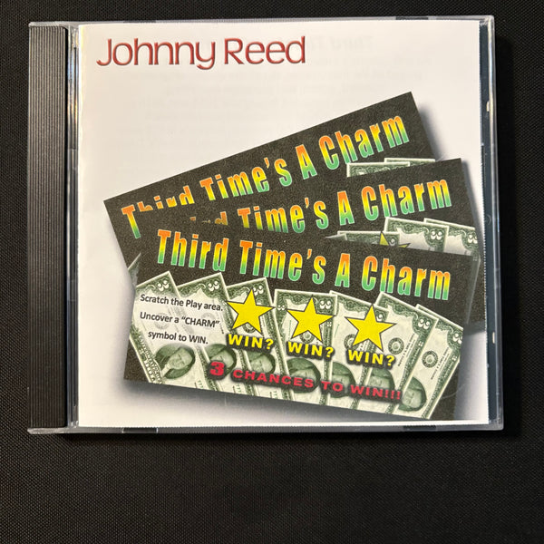 CD Johnny Reed 'Third Time's a Charm' (2015) ex-Rawk Dawg California rock