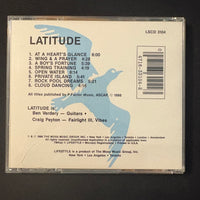 CD Latitude self-titled (1986) electronic new age instrumental