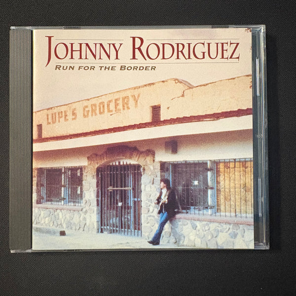 CD Johnny Rodriguez 'Run For the Border' (1993) She's Too Pretty To Cry