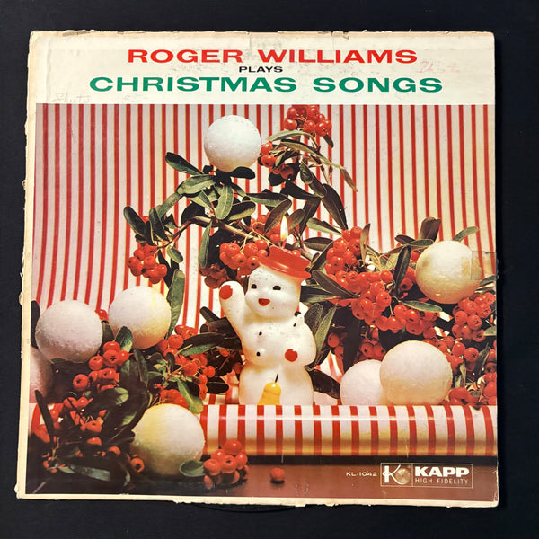LP Roger Williams 'Plays Christmas Songs' (1956) VG/VG vinyl record