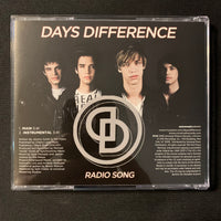 CD Days Difference 'Radio Song' (2008) 2-track promo radio DJ single