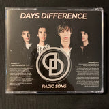 CD Days Difference 'Radio Song' (2008) 2-track promo radio DJ single