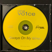 CD One Voice 'Always On My Mind' (2000) 1-track radio DJ promo single Vo1ce