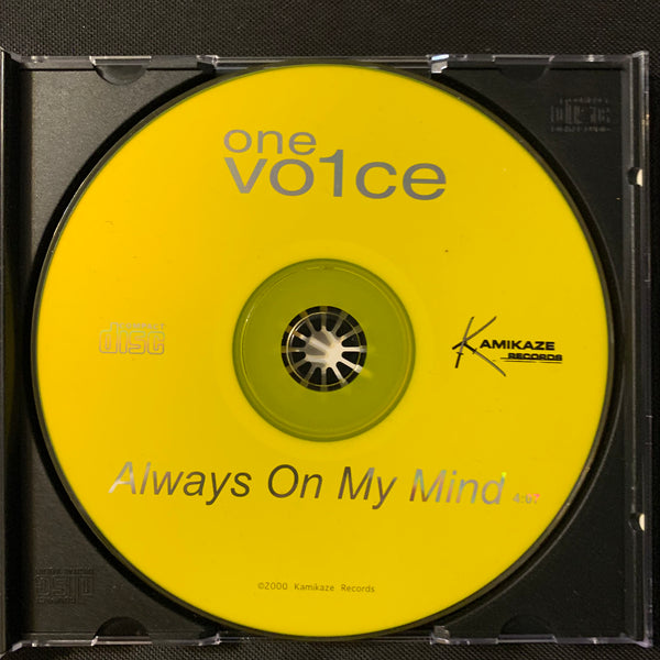 CD One Voice 'Always On My Mind' (2000) 1-track radio DJ promo single Vo1ce