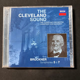 CD The Cleveland Sound: Bruckner Symphonies 5 and 7 (1999) Cleveland Orchestra; Christoph von Dohnanyi