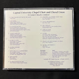 CD Capital University Chapel Choir 'Gloria: Christmas Festival 1996' (1997)