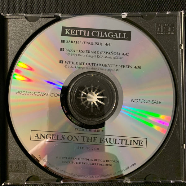 CD Keith Chagall 'Sarah/While My Guitar Gently Weeps' (1994) promo DJ single