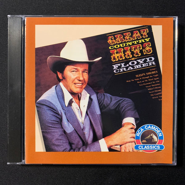 CD Floyd Cramer 'Great Country Hits' (1981) RCA Camden Canadian press