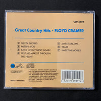 CD Floyd Cramer 'Great Country Hits' (1981) RCA Camden Canadian press