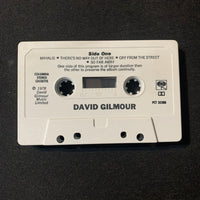 CASSETTE David Gilmour self-titled (1978) Pink Floyd solo, There's No Way Out Of Here
