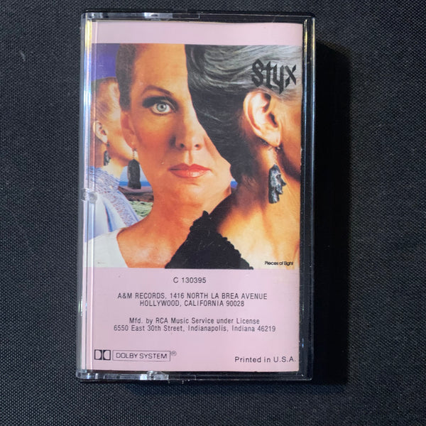 CASSETTE Styx 'Pieces of Eight' (1978) record club edition tape