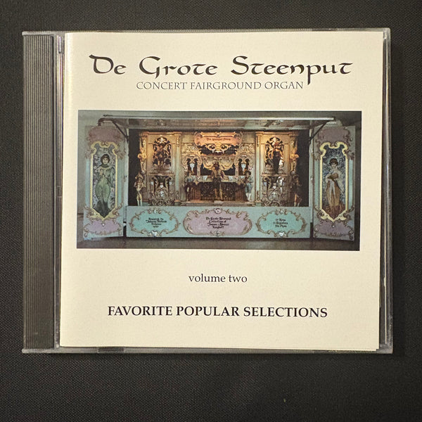 CD De Grote Steenput Concert Fairground Organ 'Volume Two: Favorite Popular Selections'