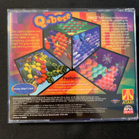 PC CD ROM QBert (1999) Windows 95/98 Atari Hasbro Q-Bert retro arcade fun