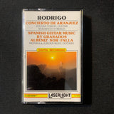 CASSETTE Rodrigo - Concerto de Aranjuez, Spanish Guitar Music (1989) classical