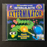 PC CD ROM Intergalactic Exterminator (1999) fast paced space video game budget