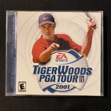 PC CD ROM Tiger Woods PGA Tour (2001) 2 disc EA Sports golf Windows 98