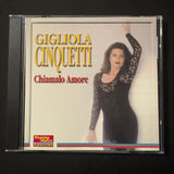 CD Gigliola Cinquetti 'Chiamalo Amore' (1999) reissue Italo-disco chanson Eurovision