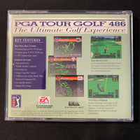 PC CD ROM PGA Tour 486 (1994) DOS Electronic Arts golf EA Sports Hitmen