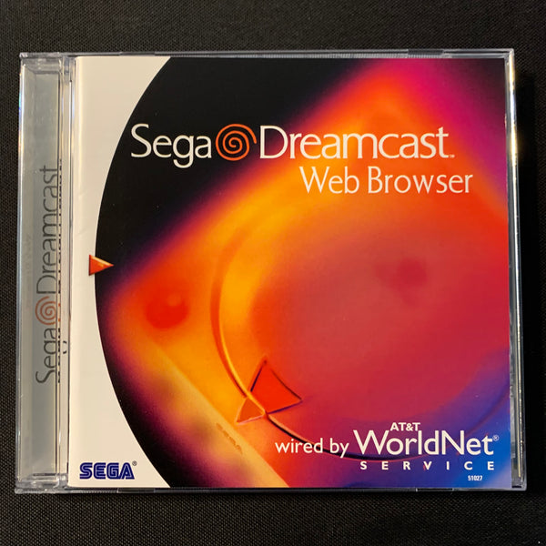 SEGA DREAMCAST Web Browser 1999 CD-ROM Planetweb AT&T WorldNet