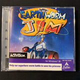 PC CD ROM Earthworm Jim (1994) Windows 1995 Activision AOL free trial video game