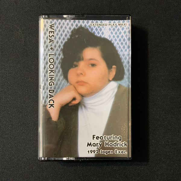 CASSETTE Wesa 'Looking Back' (1992) Ken Jagen, Mary Hodrick, Toledo Ohio synthpop