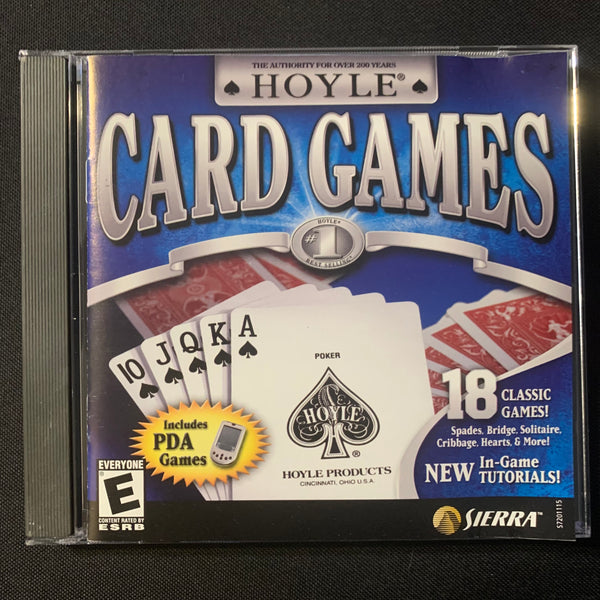 PC CD ROM Hoyle Card Games (2003) Sierra computer game disc