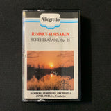 CASSETTE Rimsky-Korsakov 'Scheherazade Op. 35' (1990) Bamberg Symphony Orchestra, Jonel Perlea